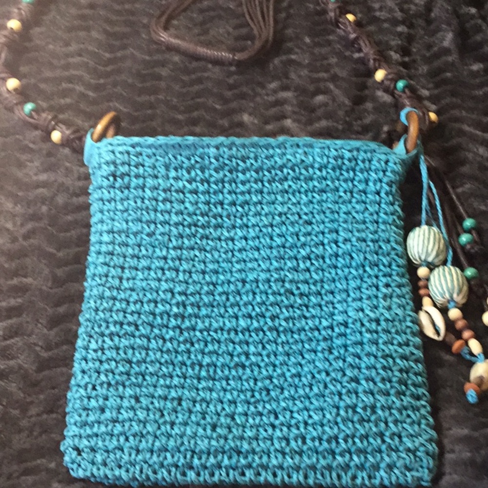 Anchors away crossbody purse tote leather seashell